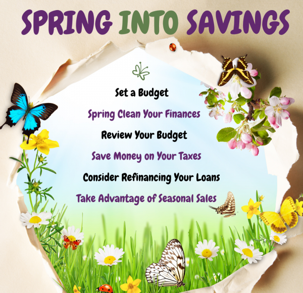 SPRING INTO SAVINGS